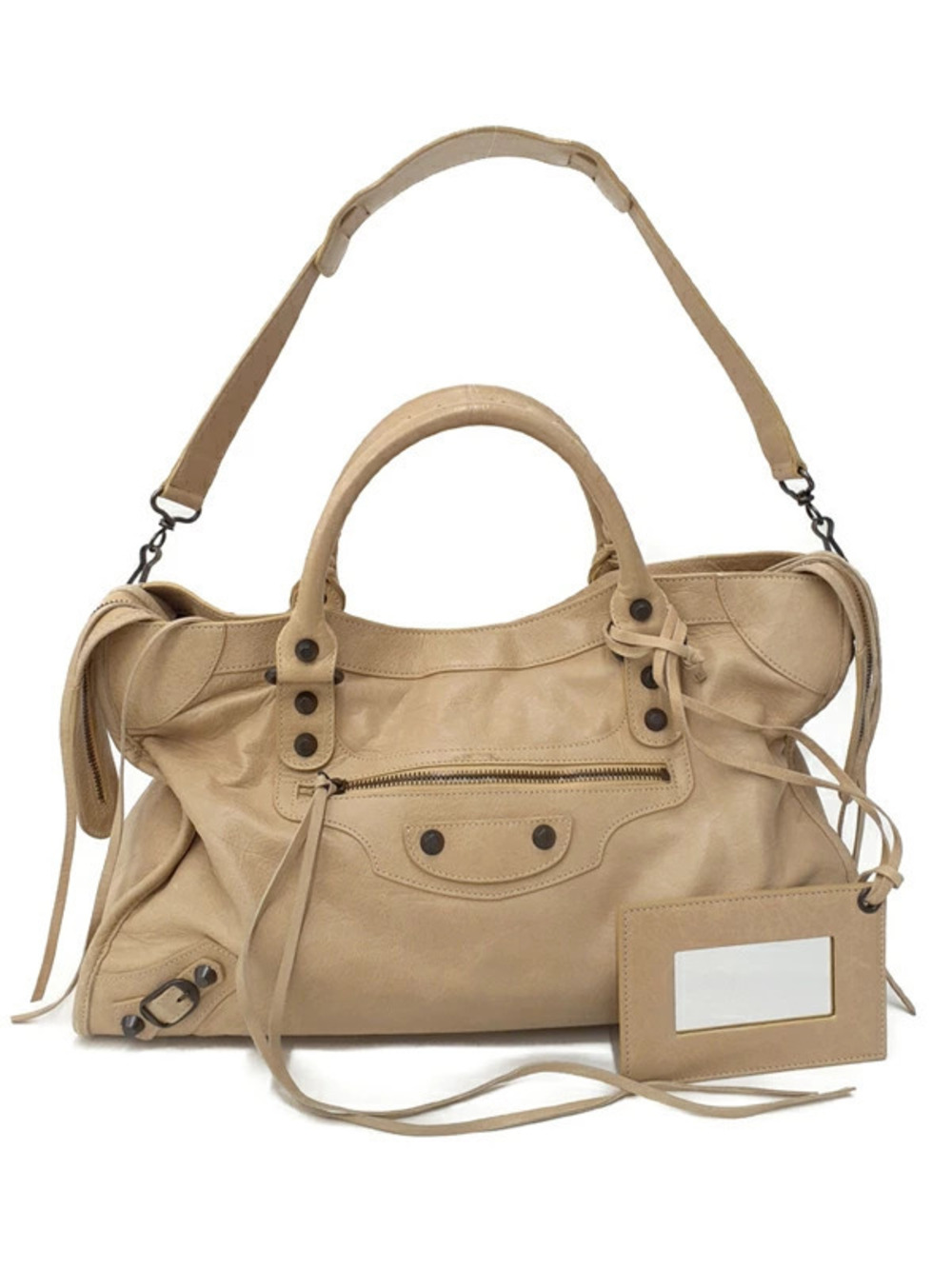 Balenciaga The City Classic 2way Bag Tan